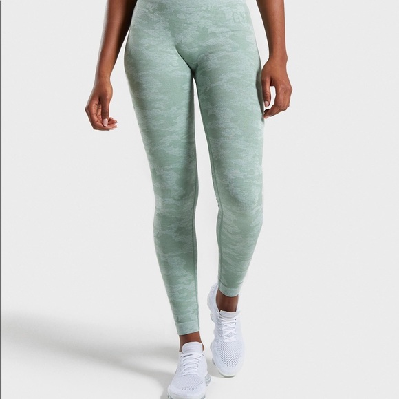 Gymshark ‘Adapt’ Camo Legging (S) - light green - Picture 5 of 6